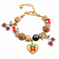 The Cherry Affair Charm Bracelet